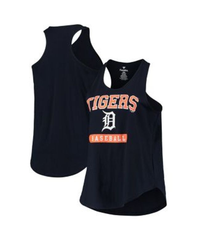 Women's Denver Broncos Navy Plus Size Team Racerback Tank Top