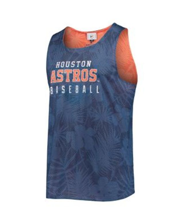 FOCO Men's Navy, Orange Houston Astros Floral Reversible Mesh Tank Top -  Macy's