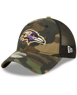 Baltimore Ravens New Era NFL Woodland Camo 9FIFTY Snapback Adjustable  Trucker Hat