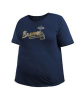 Majestic Women's Threads Navy Atlanta Braves 2022 Gold Program