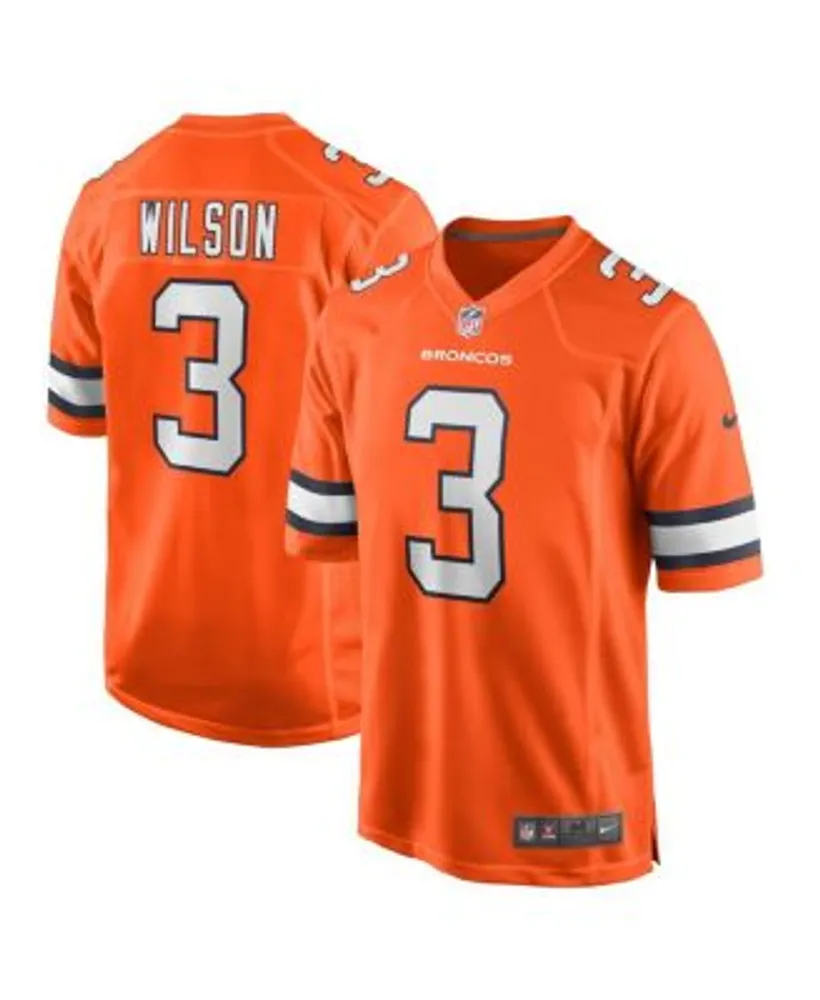 Nike Youth Denver Broncos Russell Wilson Orange Game Jersey