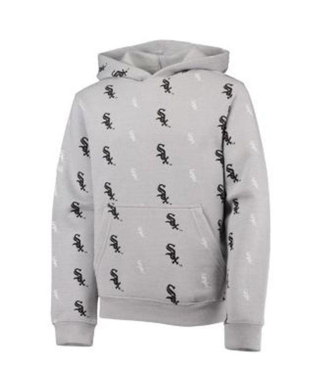 Youth Heathered Gray Toronto Raptors Lived In Pullover Hoodie
