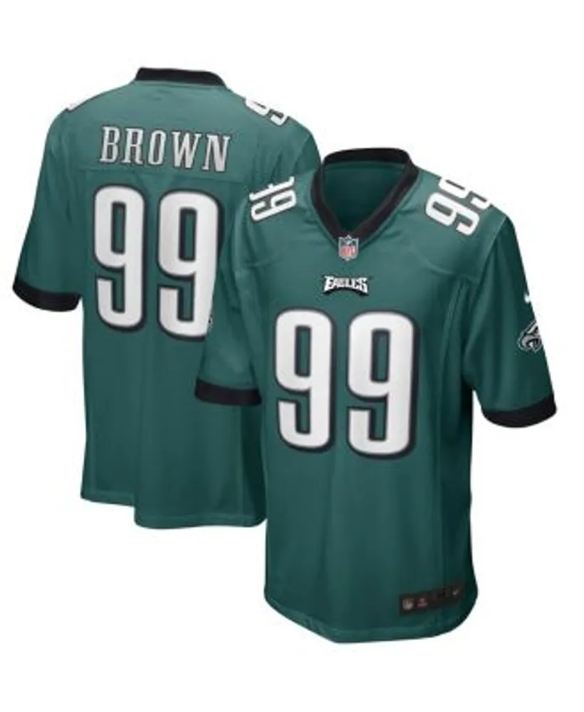 Men's Nike Jerome Brown Black Philadelphia Eagles Retired Player Game Jersey