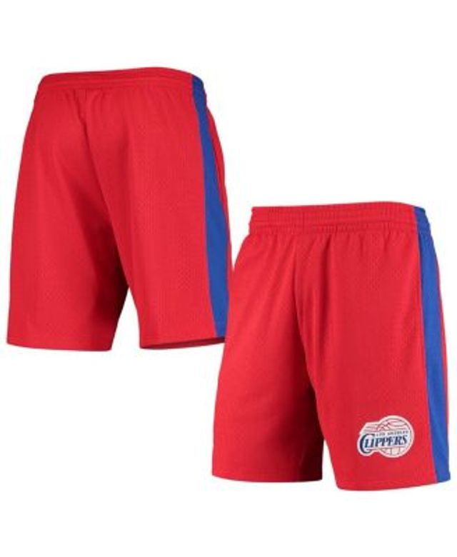 LA Clippers Mitchell & Ness Youth Hardwood Classics Swingman Shorts - Red