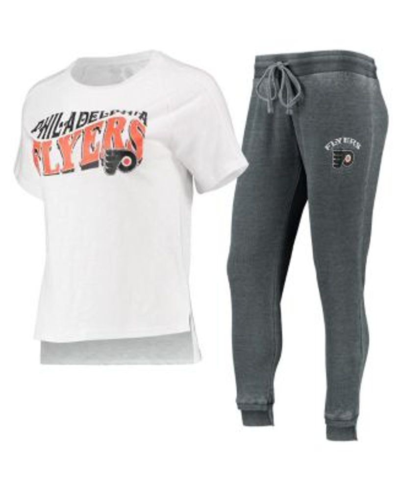 New York Yankees Concepts Sport Women's Sonata T-Shirt & Leggings Sleep Set  - Charcoal/White