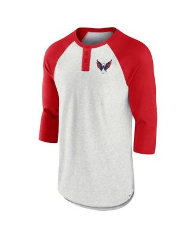 Cleveland Indians Mitchell & Ness 3/4-Sleeve Henley T-Shirt - Navy