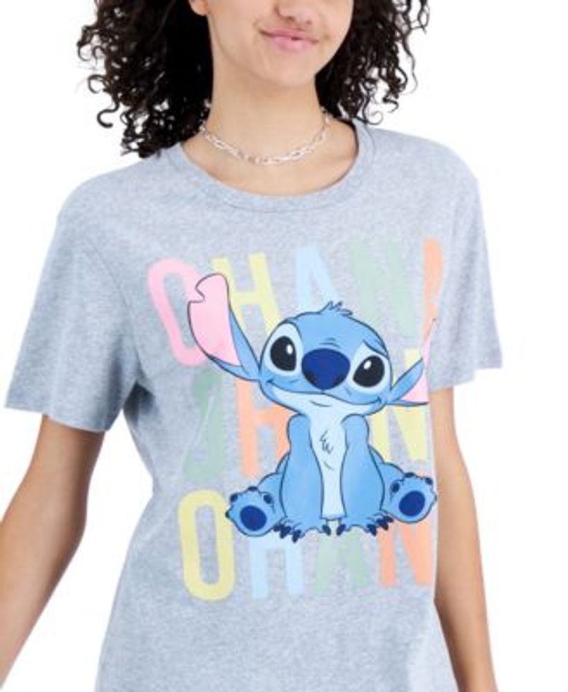Juniors' Stitch Ohana Graphic T-Shirt