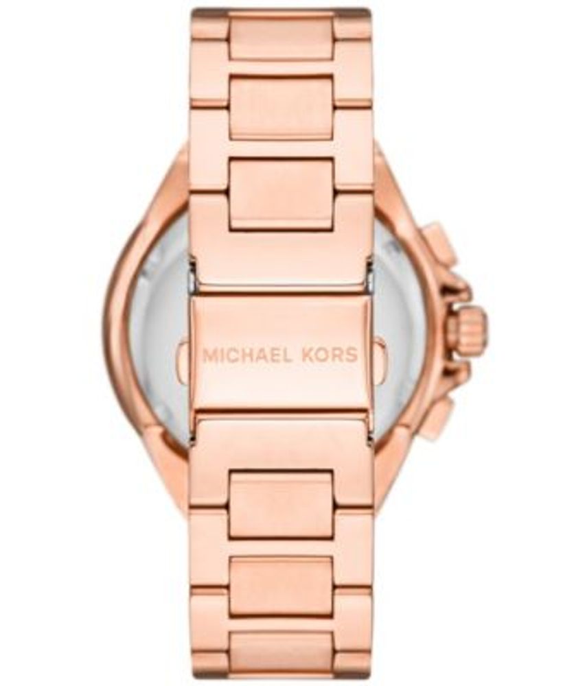 Michael Kors gold watch and Accessory Concierge bracelet, and