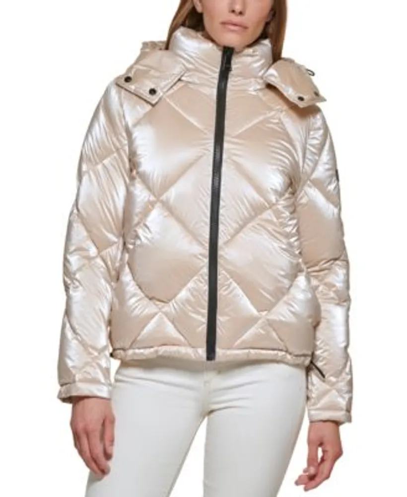 Mm Kruipen bloemblad Calvin Klein Women's Quilted Cropped Hooded Puffer Coat, Created for Macy's  | Dulles Town Center
