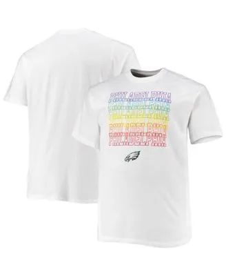 Men's Fanatics Branded White Philadelphia Eagles Hot Shot State T