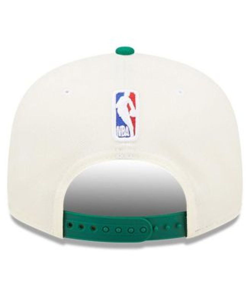 Men's Boston Celtics New Era Cream/Kelly Green 2022 NBA Draft 9FIFTY  Snapback Adjustable Hat