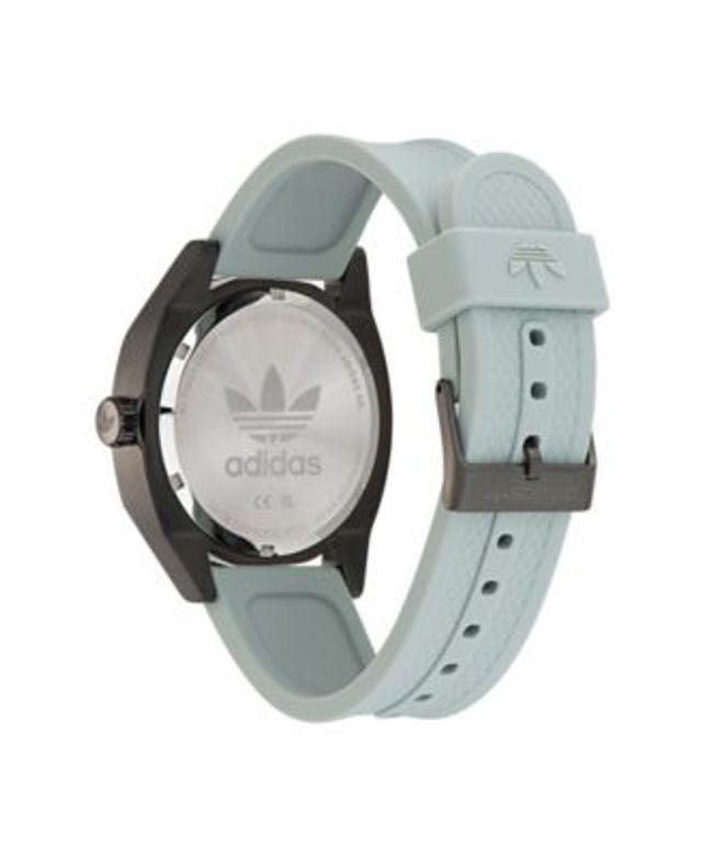 Adidas Three Hand Edition Two Gray Strap Watch 42mm | Connecticut Post