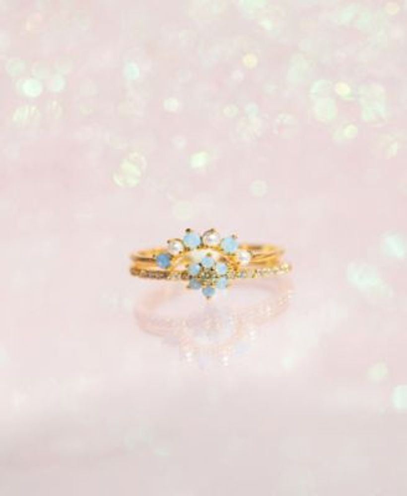 Buttercup Blossom Ring Set