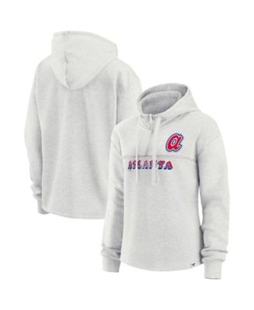 Atlanta Braves Mono Logo Graphic Hoodie - Womens