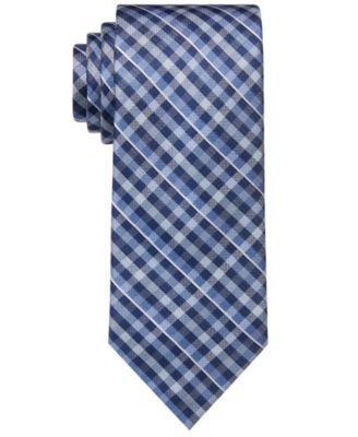 Men's Grid Check-Print Tie