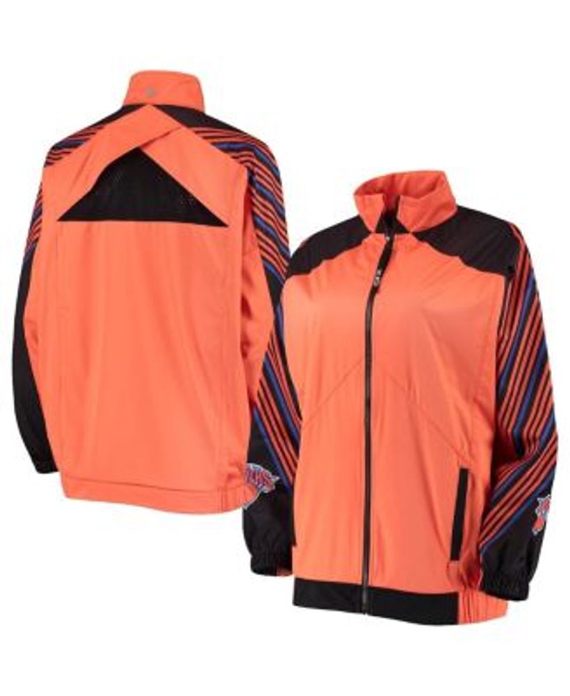 Qore Women's Orange New York Knicks Throwback Team Full-Zip Windbreaker  Jacket | Foxvalley Mall