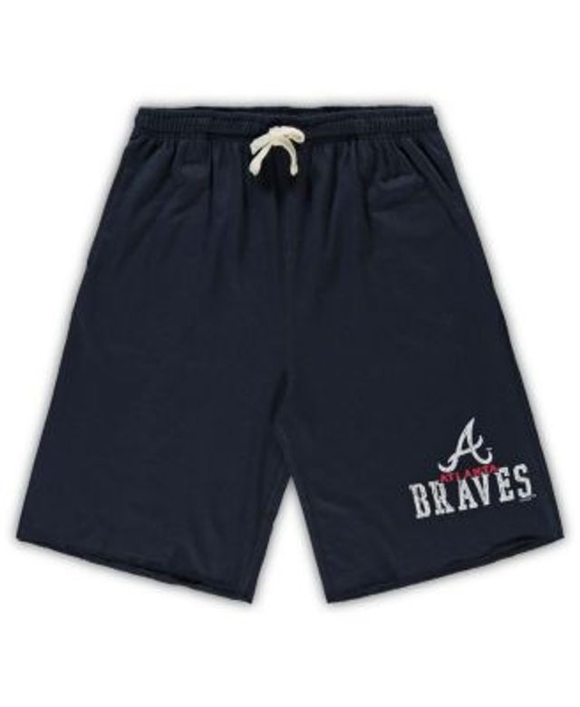 Men's Navy Houston Astros Big & Tall French Terry Shorts