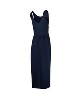 Women's G-III 4Her by Carl Banks Navy/Red Boston Red Sox Opening Day Maxi  Dress