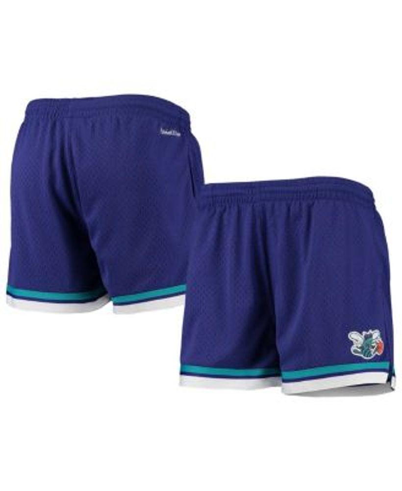 Nike Men's Charlotte Hornets Hardwood Classic Swingman Shorts, Small, Blue