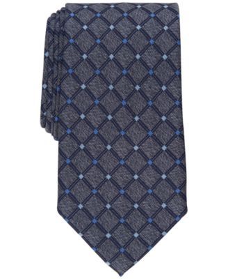 Men's Stanton Grid Tie, Created for Macy's