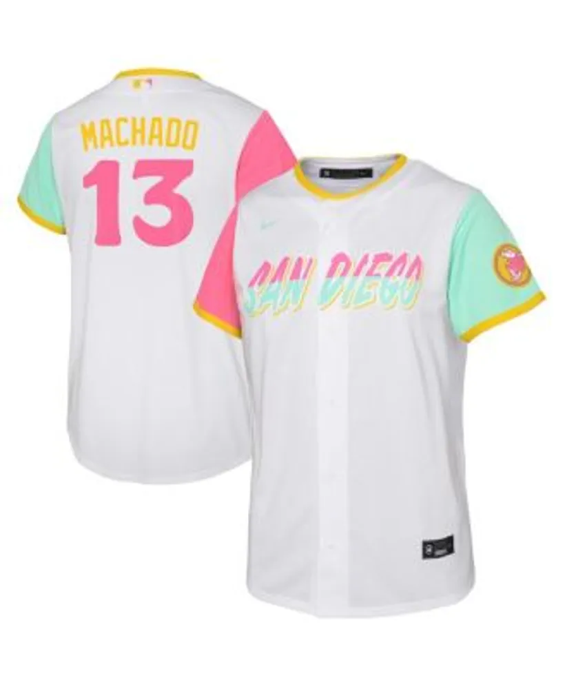 Men's San Diego Padres Manny Machado Nike White 2022 City Connect Replica  Player Jersey
