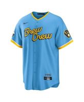 Milwaukee Brewers Nike Youth 2022 City Connect Replica Team Jersey - Powder  Blue