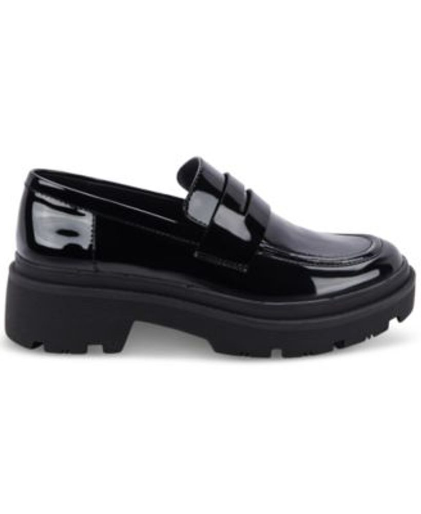 Giani Bernini Mayaa Lug-sole Loafers, Created For Macy's in Black