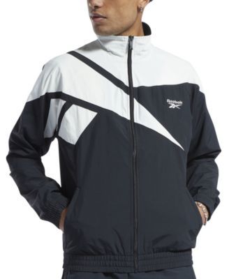Men's Classics Vector Regular-Fit Logo Colorblocked Full-Zip Track Jacket