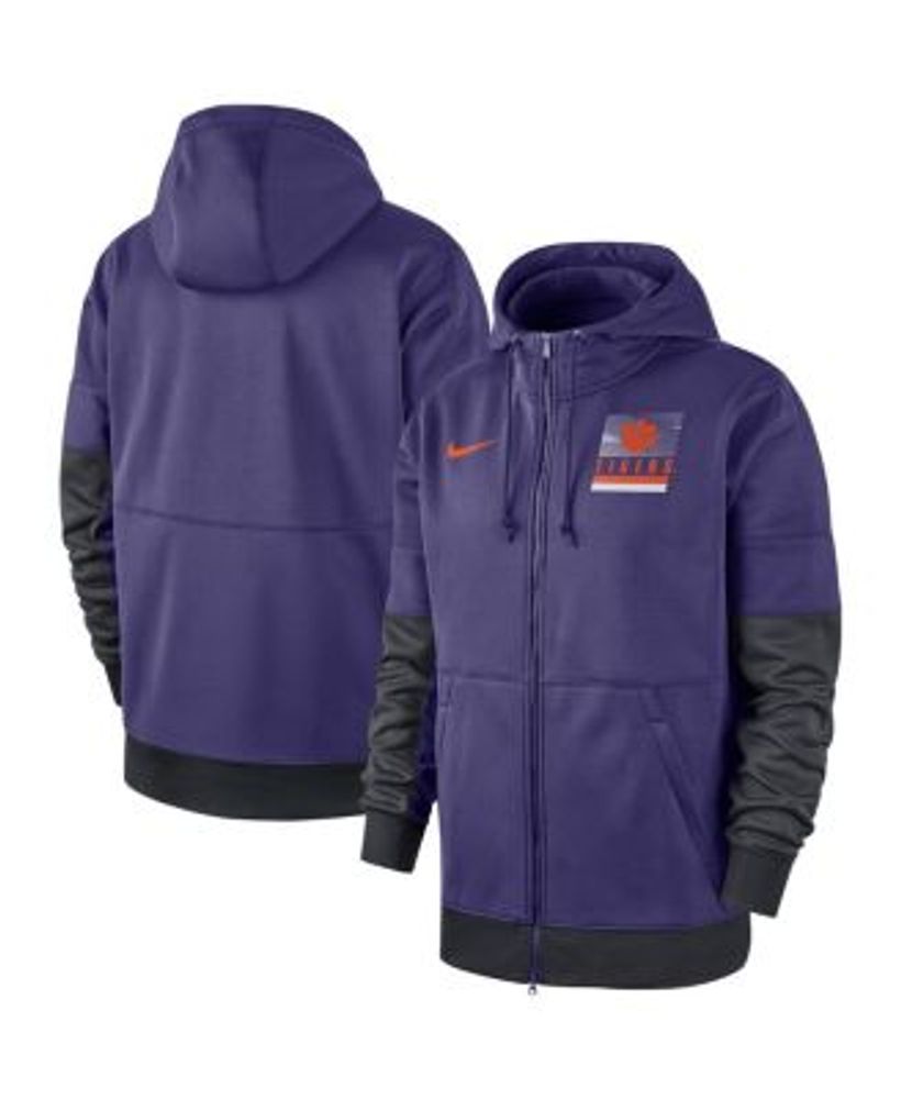 Men's Nike Orange Chicago Bears Performance Sideline Lockup Full-Zip Hoodie