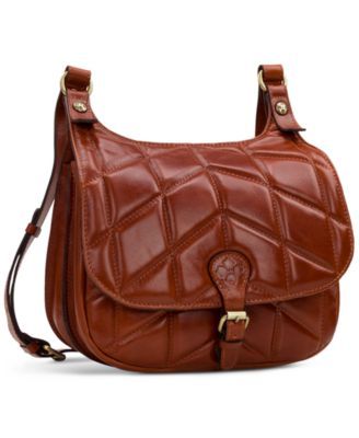 Women's Leather London Saddle Bag
