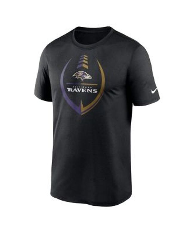 Nike Men's Black Baltimore Ravens Icon Legend Performance T-shirt