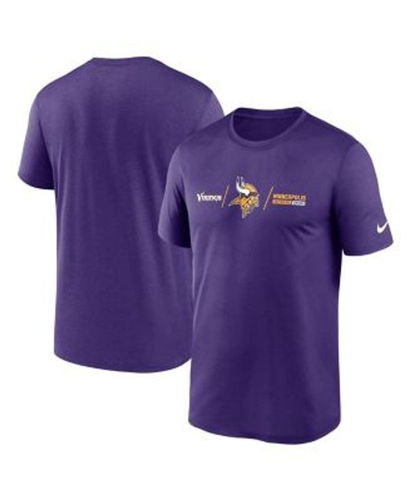 Minnesota Vikings Fanatics Branded Team Lockup Logo T-Shirt - Black