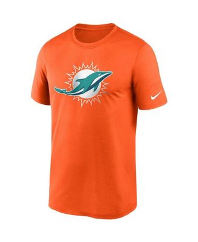 Men's Nike Aqua Miami Dolphins Logo Essential Legend Performance T-Shirt