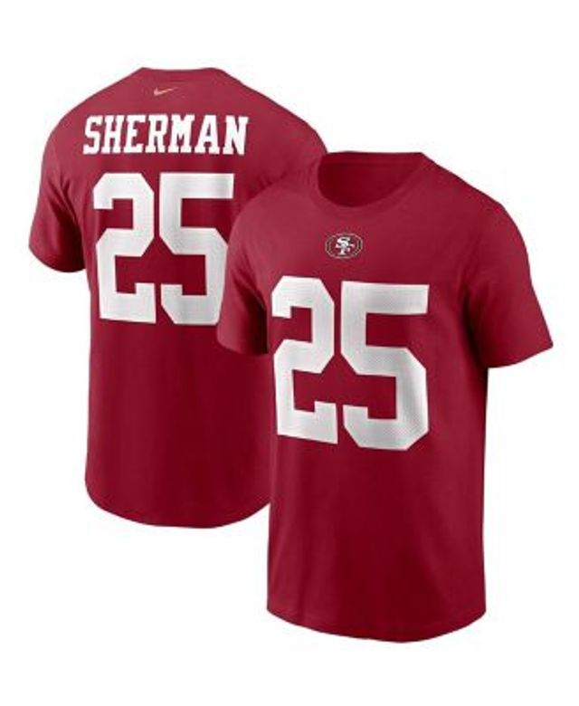 Nike Men's Richard Sherman Scarlet San Francisco 49ers Name and