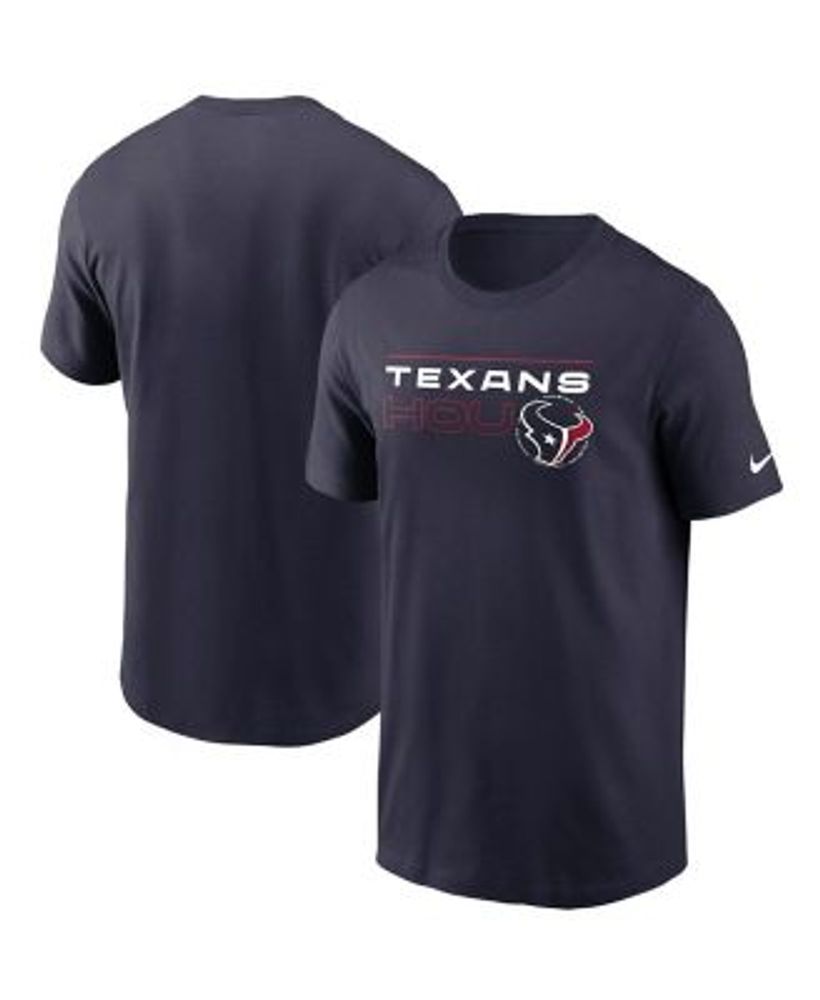 Nike Men's Navy Houston Texans Broadcast Essential T-shirt