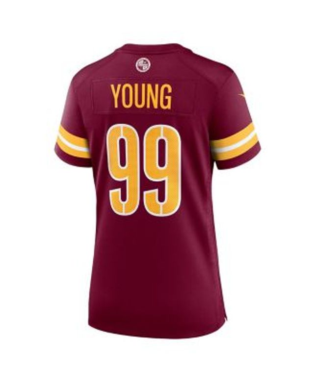 Nike Chase Young Gray Washington Commanders Atmosphere Fashion Game Jersey  for Men