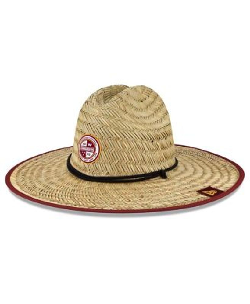 New Era Men's Natural Washington Commanders 2022 NFL Training Camp Official  Straw Lifeguard Hat