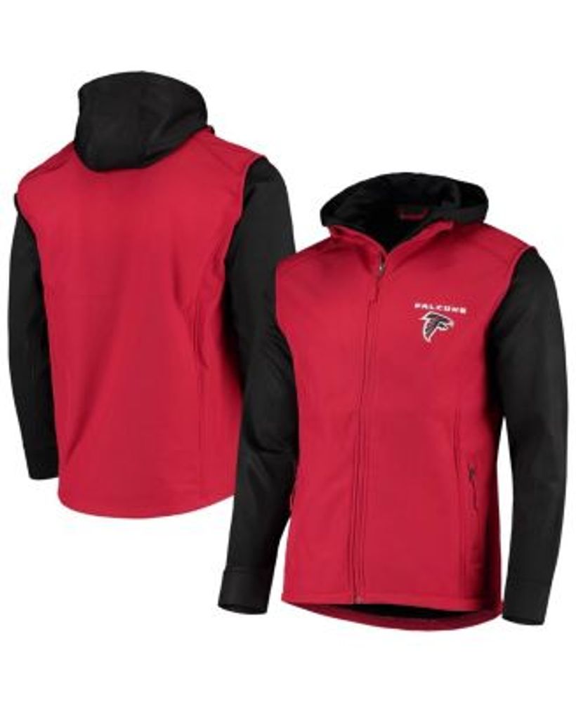 NFL Atlanta Falcons Logo Red Bomber Hooded Jacket