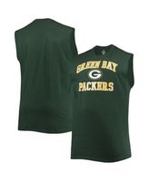 Profile Men's Green Green Bay Packers Big and Tall Muscle Tank Top