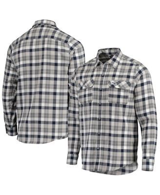 San Francisco 49ers Antigua Industry Flannel Button-Up Shirt Jacket - Black