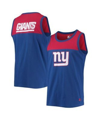 New York Giants Starter Team Touchdown Fashion Tank Top - Royal/Red