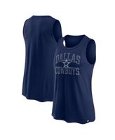 G-III 4Her by Carl Banks Women's Navy Dallas Cowboys Tater Burnout Tank Top