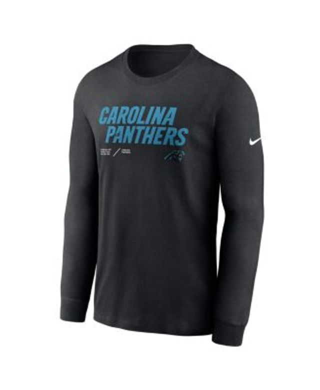 Nike Panthers DriFit Lockup Long Sleeve T Shirt