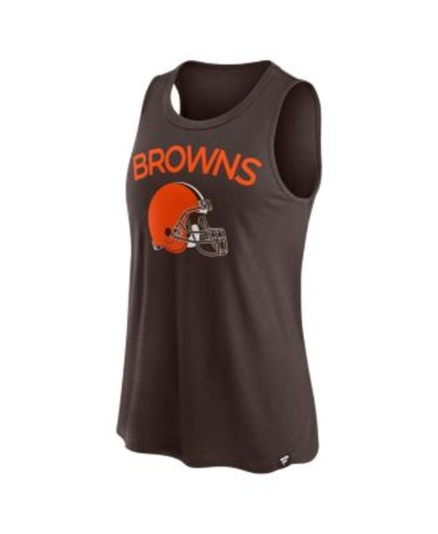 Cleveland Browns Womens Orange Playoff Tank Top