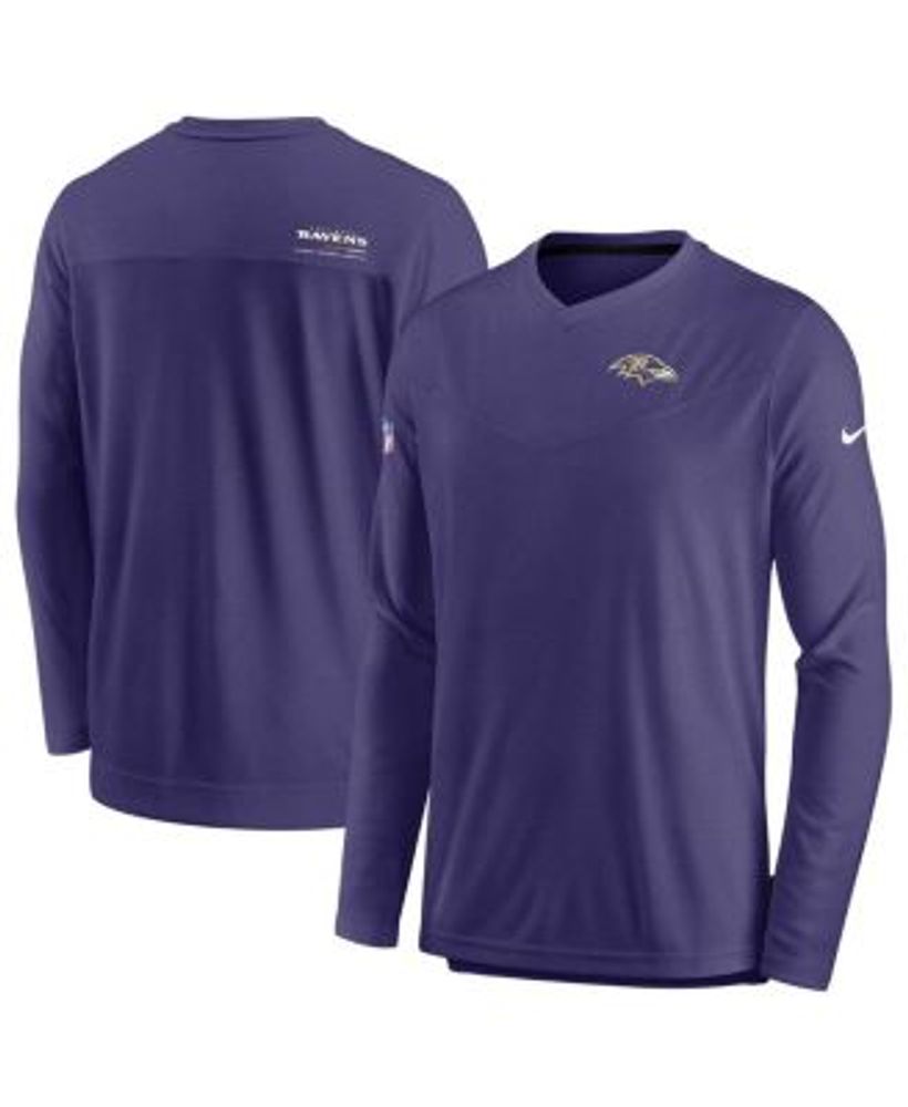 Men's Nike Cardinal Arizona Cardinals Sideline Coach Performance Long Sleeve T-Shirt