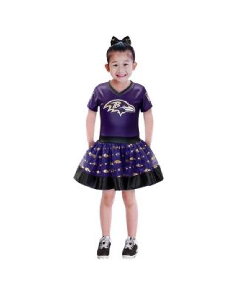 Jerry Leigh Youth Purple Baltimore Ravens Game Day Costume