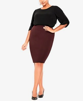 Trendy Plus Midi Tube Skirt