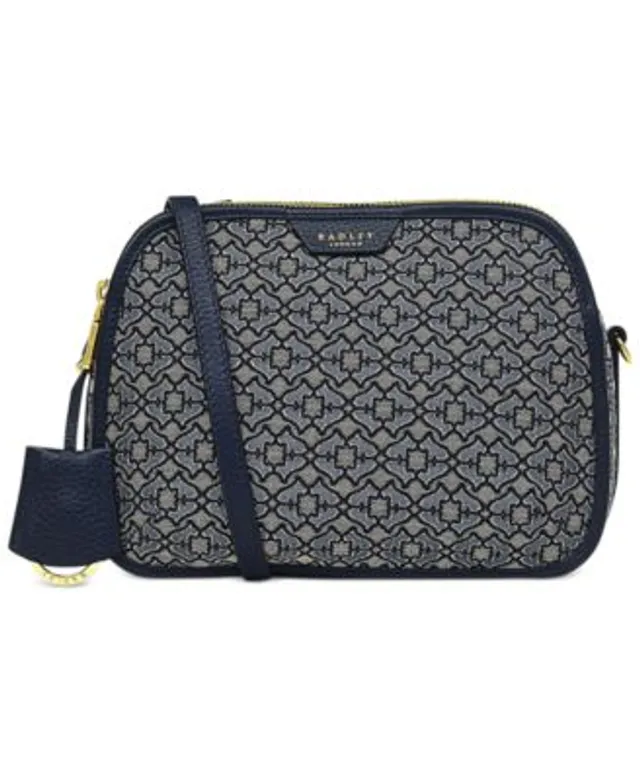 Radley Dukes Place Heirloom Jacquard Shoulder Bag, Goose Grey at