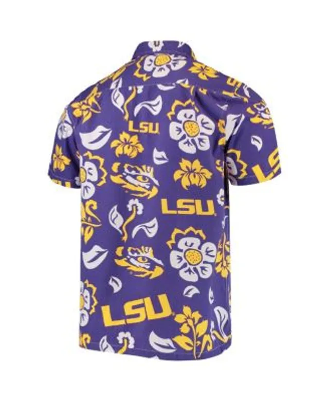 Men's Colosseum Black LSU Tigers Free Spirited Mesh Button-Up Baseball  Jersey