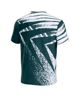 NFL Properties Men's NFL X Staple Green Philadelphia Eagles Team Slogan All  Over Print Short Sleeve T-shirt